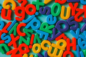 Fachri Helmanto - colorful alphabet letters table